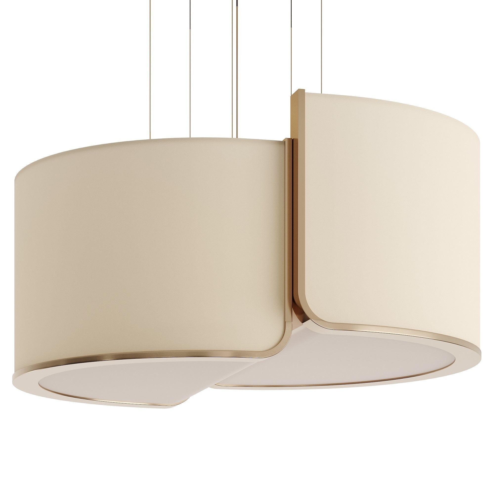 Fendi Heron CHANDELIER Low-poly 3D model_1