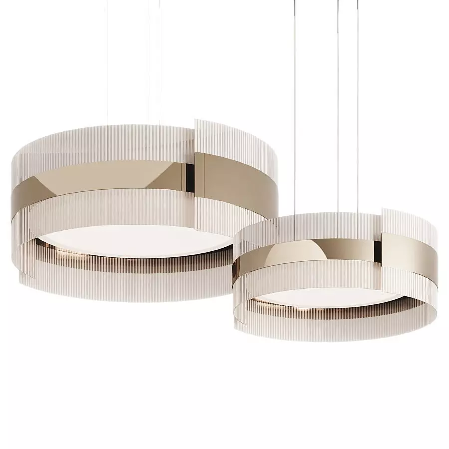 FENDI LABYRINTH CHANDELIER Low-poly 3D model