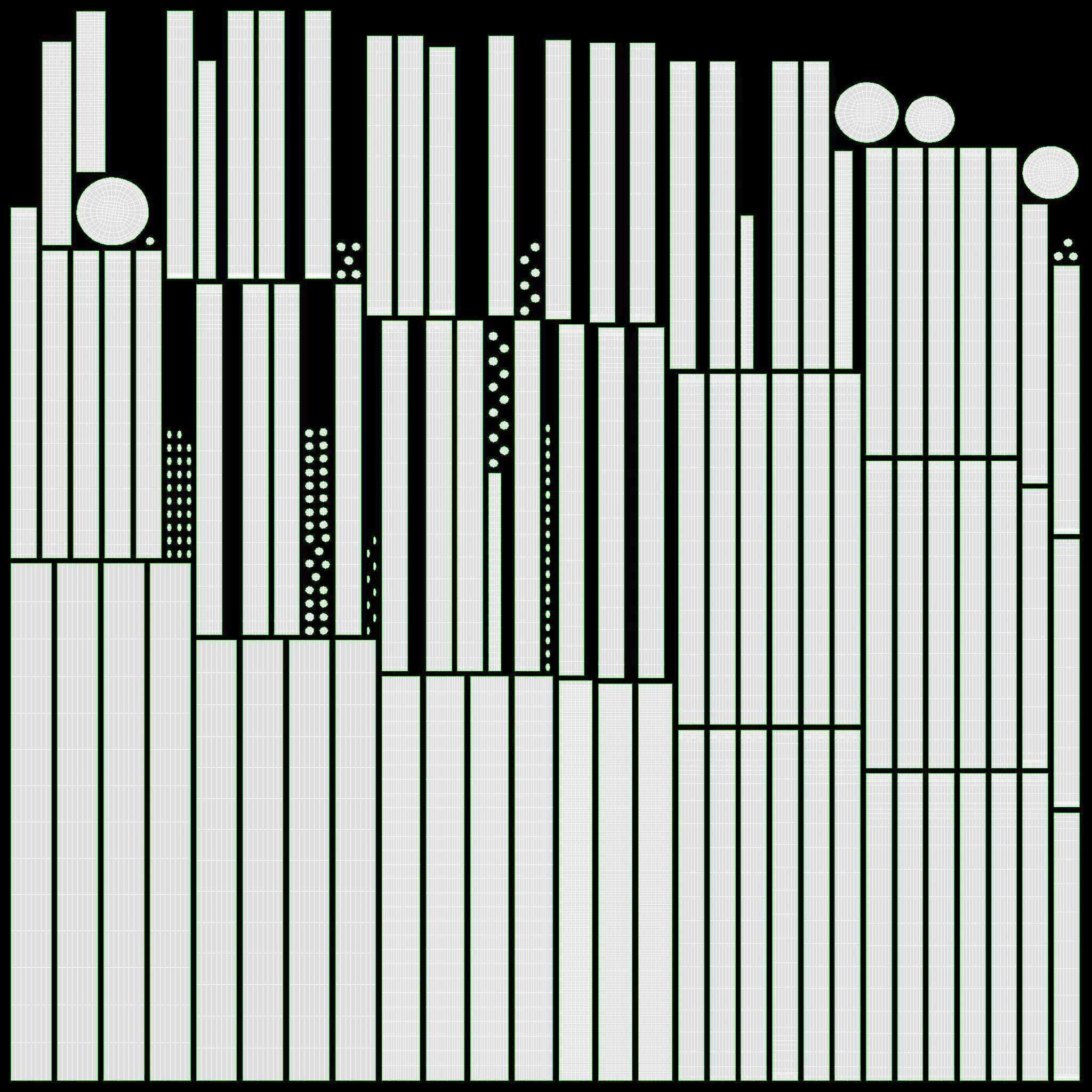 Two tier wire basket 3D model_8