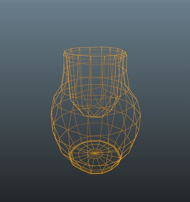 Glowing Vase Low-poly 3D model_6