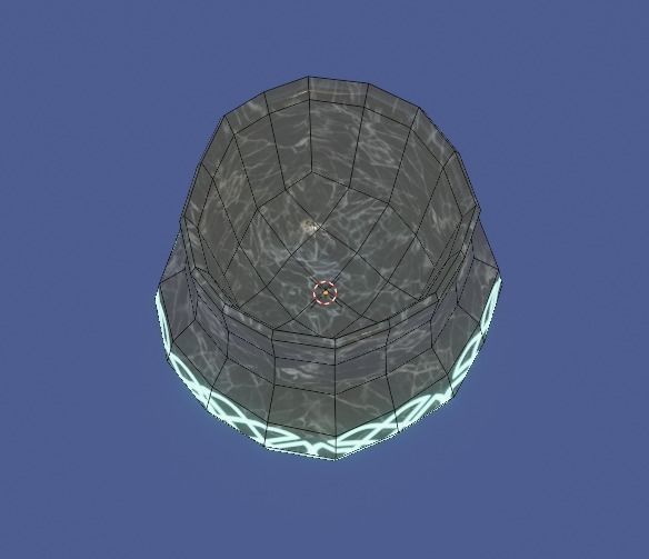 Glowing Vase Low-poly 3D model_5