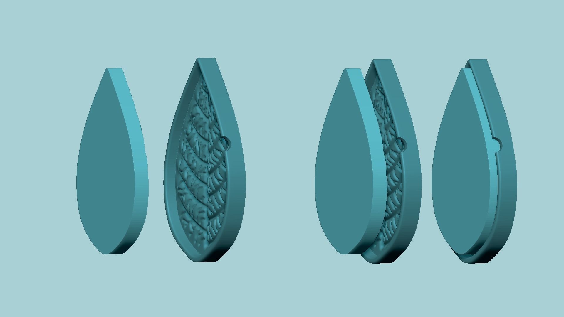 Giant Leaf - Molding Arrangement EVA Foam Craft 3D print model_6