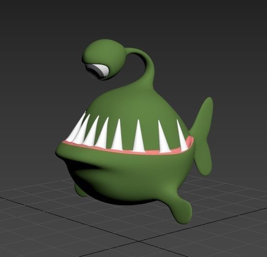 Cartoon Character 3D model_2