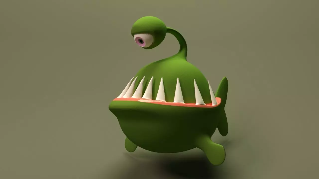 Cartoon Character 3D model_0