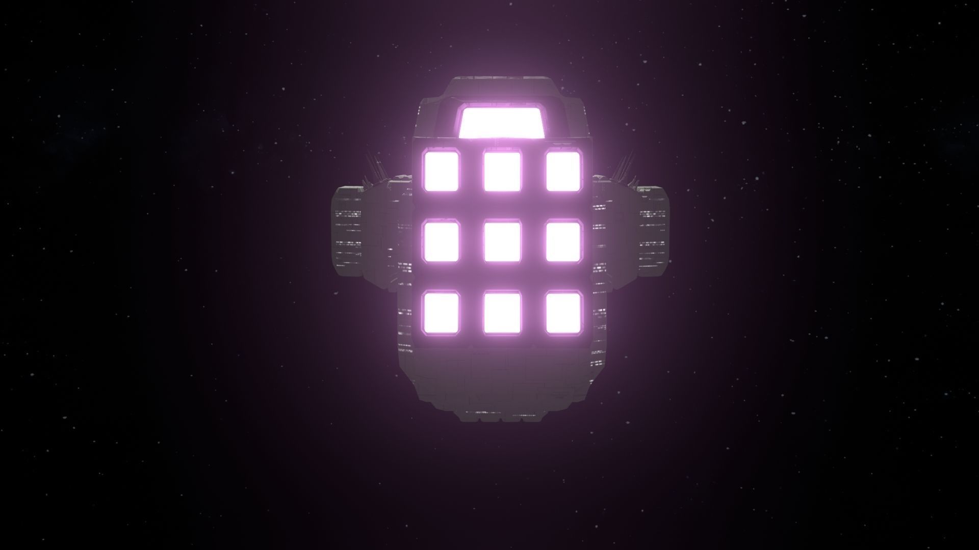 Future Spaceship No2 3D model_5