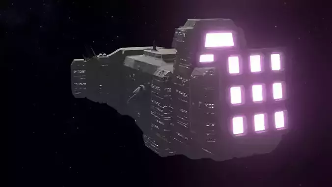 Future Spaceship No2 3D model