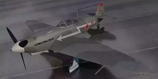 Yakovlev Yak-1B 3D model