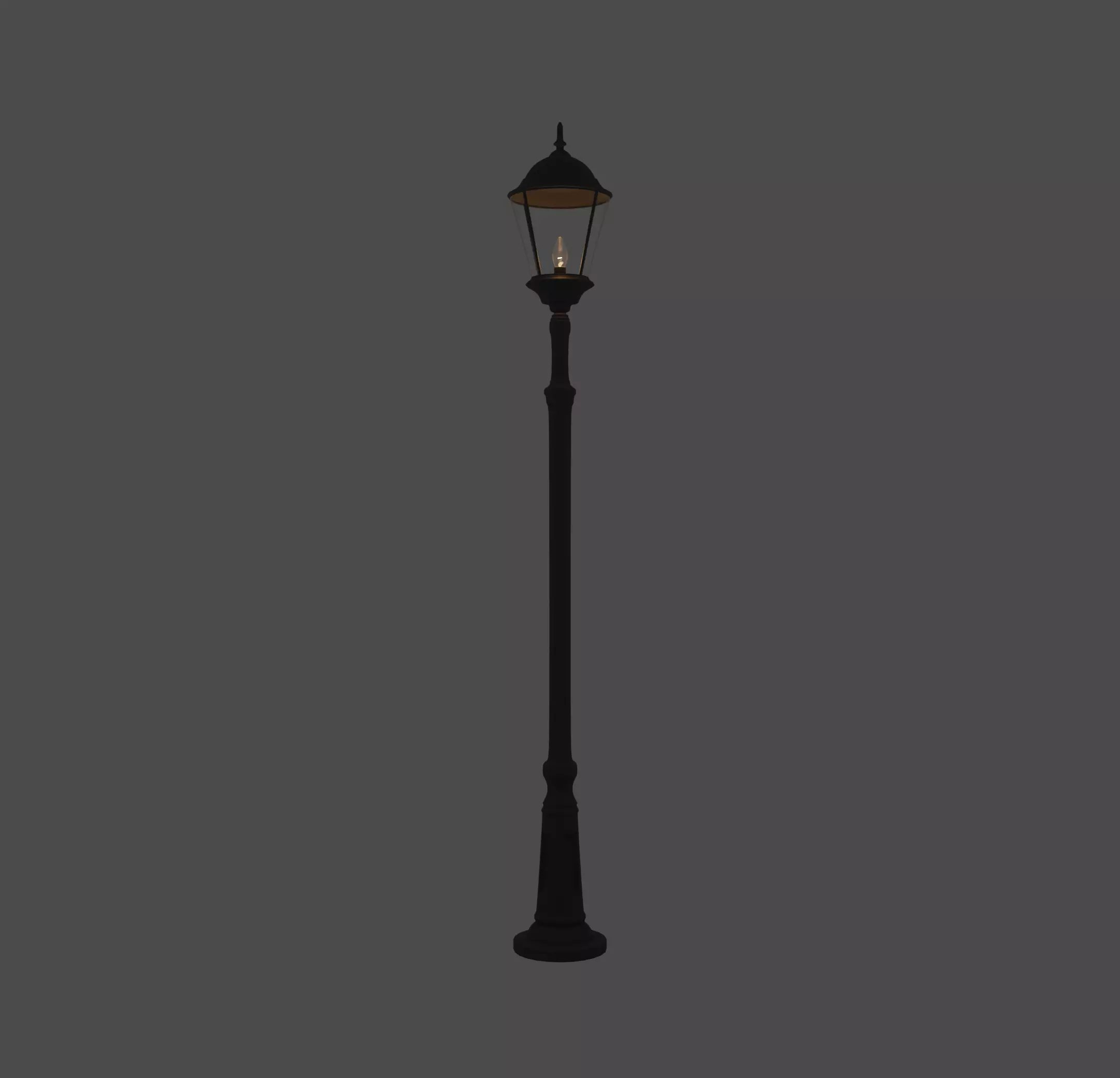 Streetlight street lamp Free 3D model_0