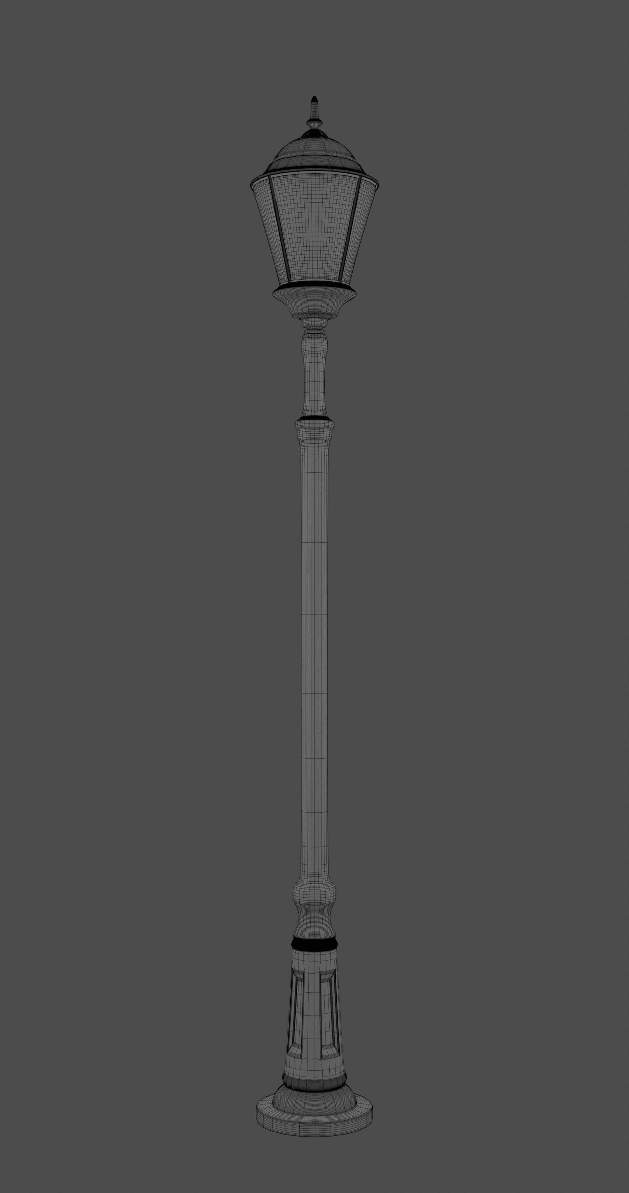 Streetlight street lamp Free 3D model_2