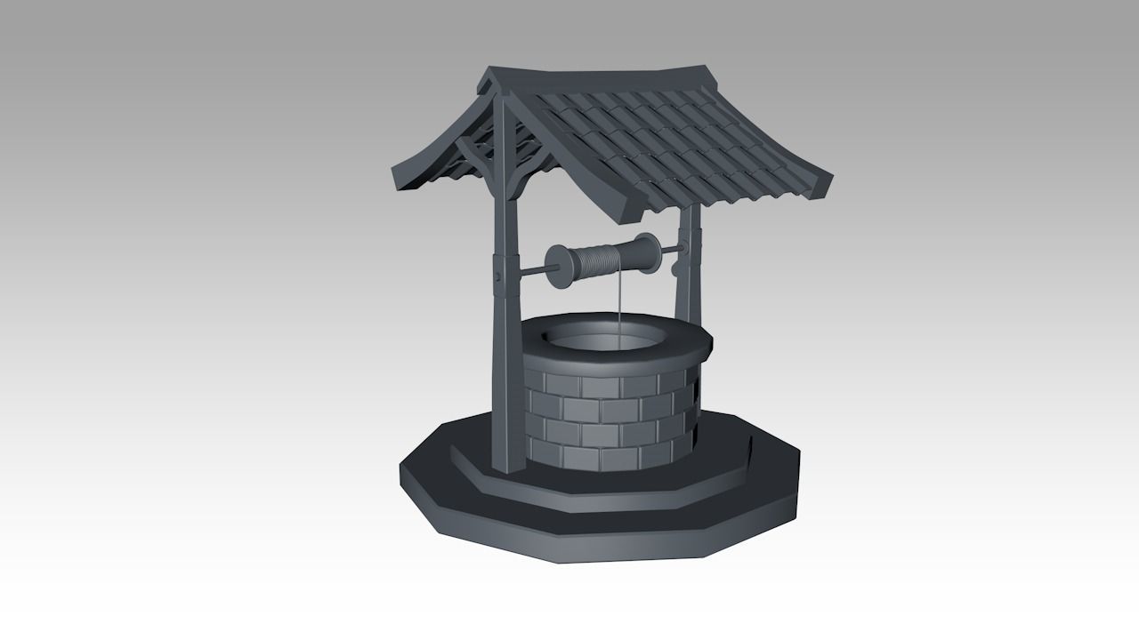 Fantasy Well 3D print model_2