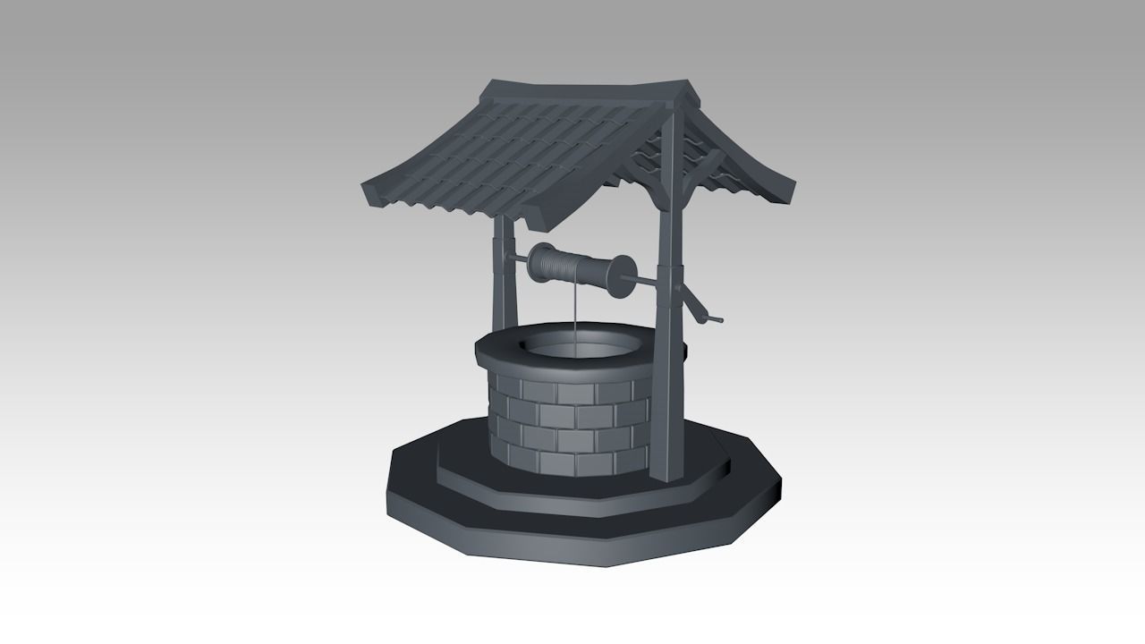 Fantasy Well 3D print model_1