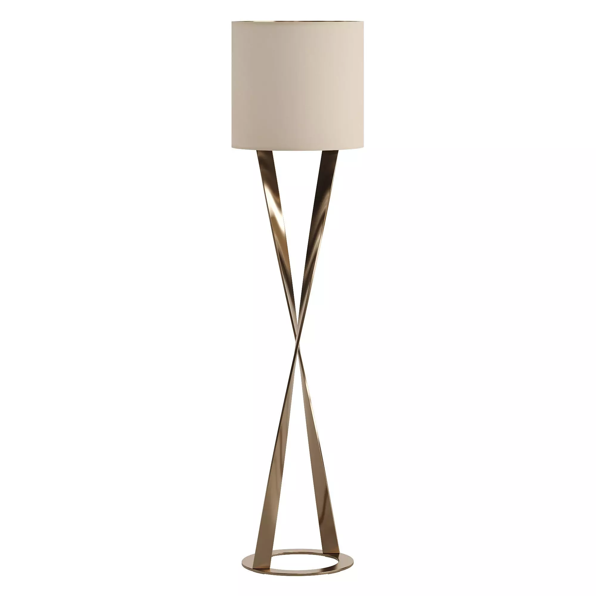 TRUSSARDI SPIGA FLOOR LAMP Low-poly 3D model_0