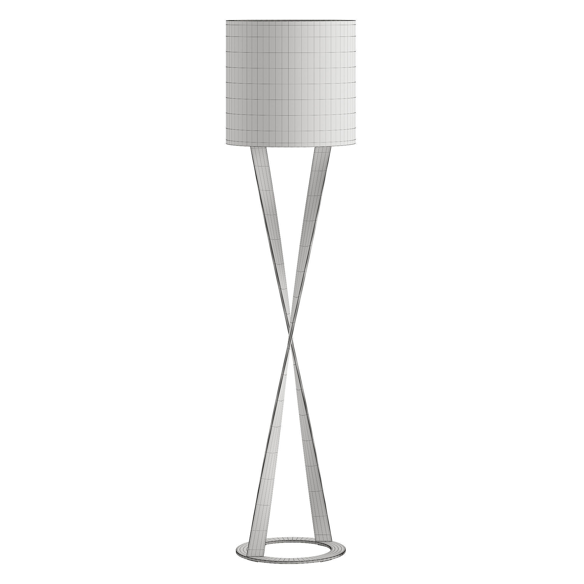 TRUSSARDI SPIGA FLOOR LAMP Low-poly 3D model_1