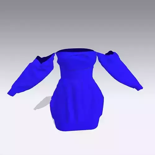 DRESS DARK BLUE LOOK LITTLE DRESS STYLE MODERN