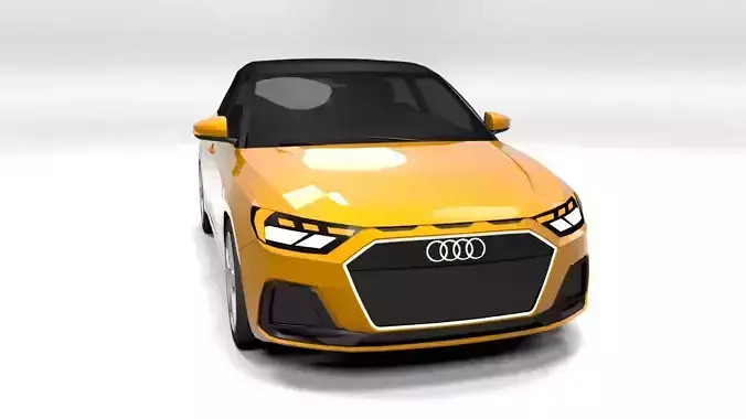 AUDI A1 2019 LOWPOLY
