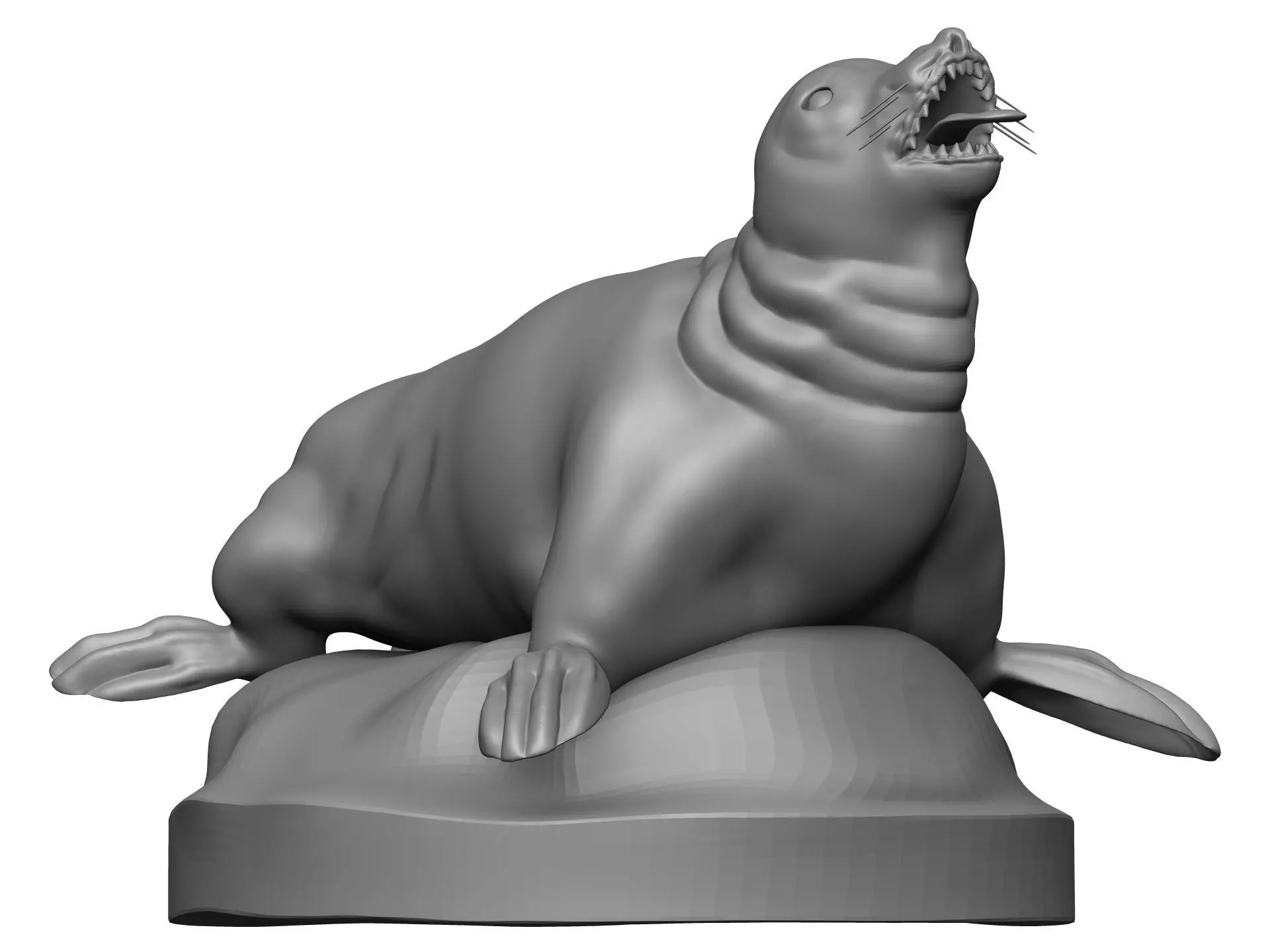 Sea Lion 3D model_0