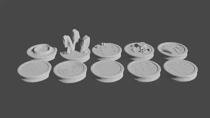DISPLAY BASE SET 3D model
