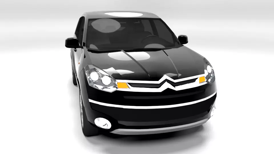 CITROEN C-CROSSER LOWPOLY Low-poly 3D model_0