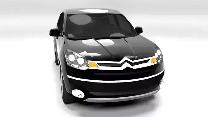 CITROEN C-CROSSER LOWPOLY Low-poly 3D model