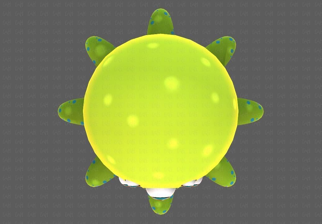 Monster V01 Low-poly 3D model_35