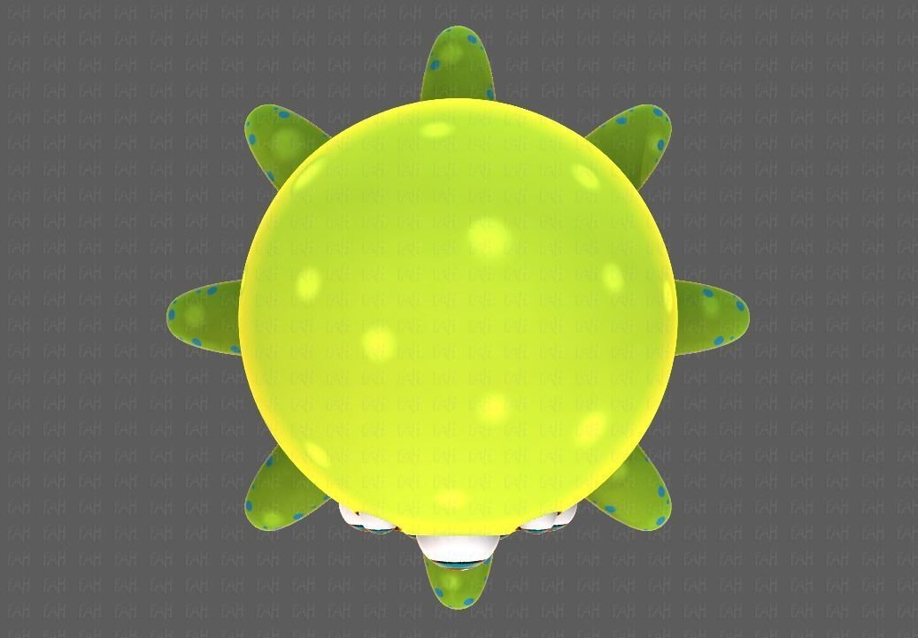 Monster V01 Low-poly 3D model_33