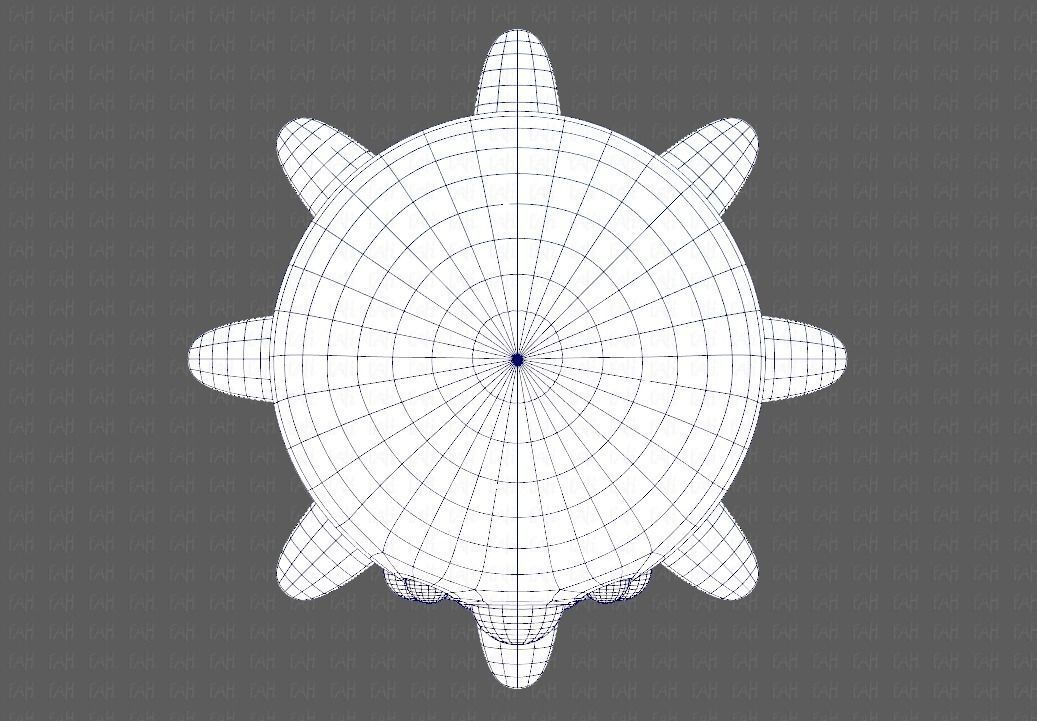 Monster V01 Low-poly 3D model_34