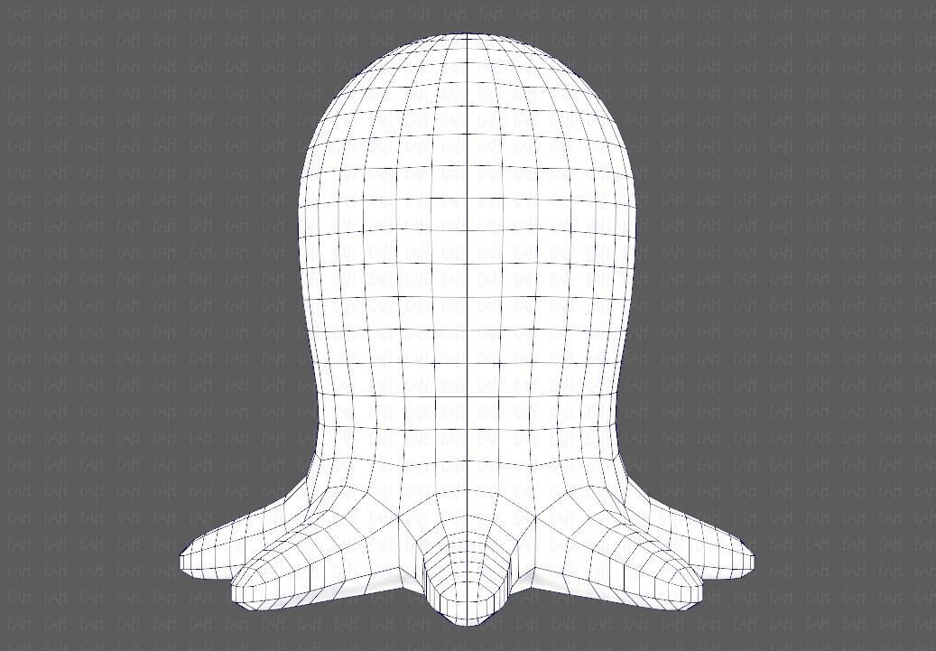 Monster V01 Low-poly 3D model_29