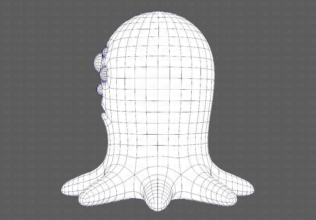 Monster V01 Low-poly 3D model_15