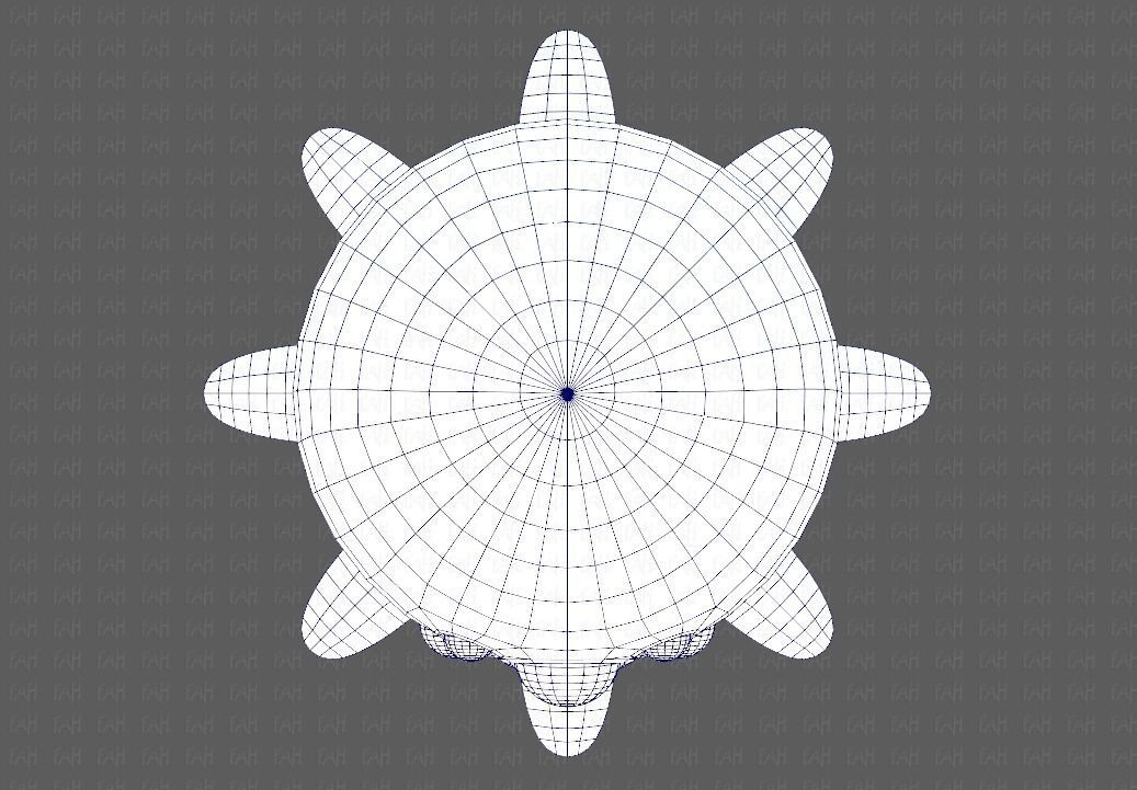 Monster V01 Low-poly 3D model_36