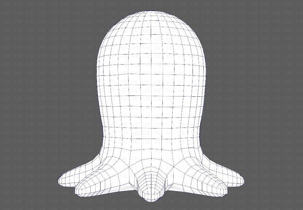 Monster V01 Low-poly 3D model_28