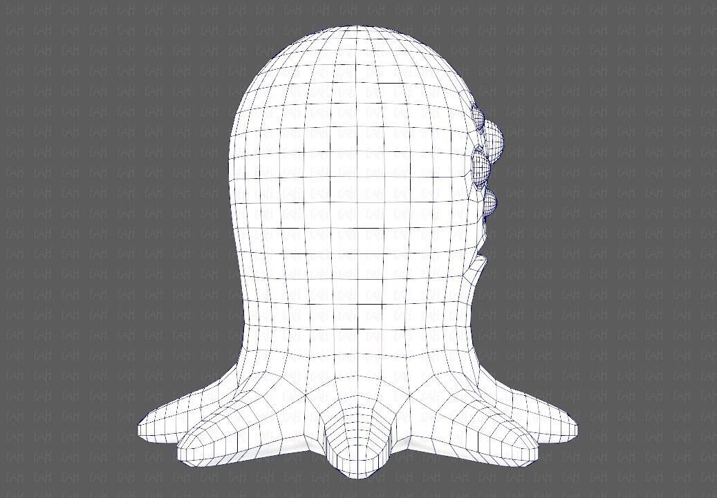 Monster V01 Low-poly 3D model_27