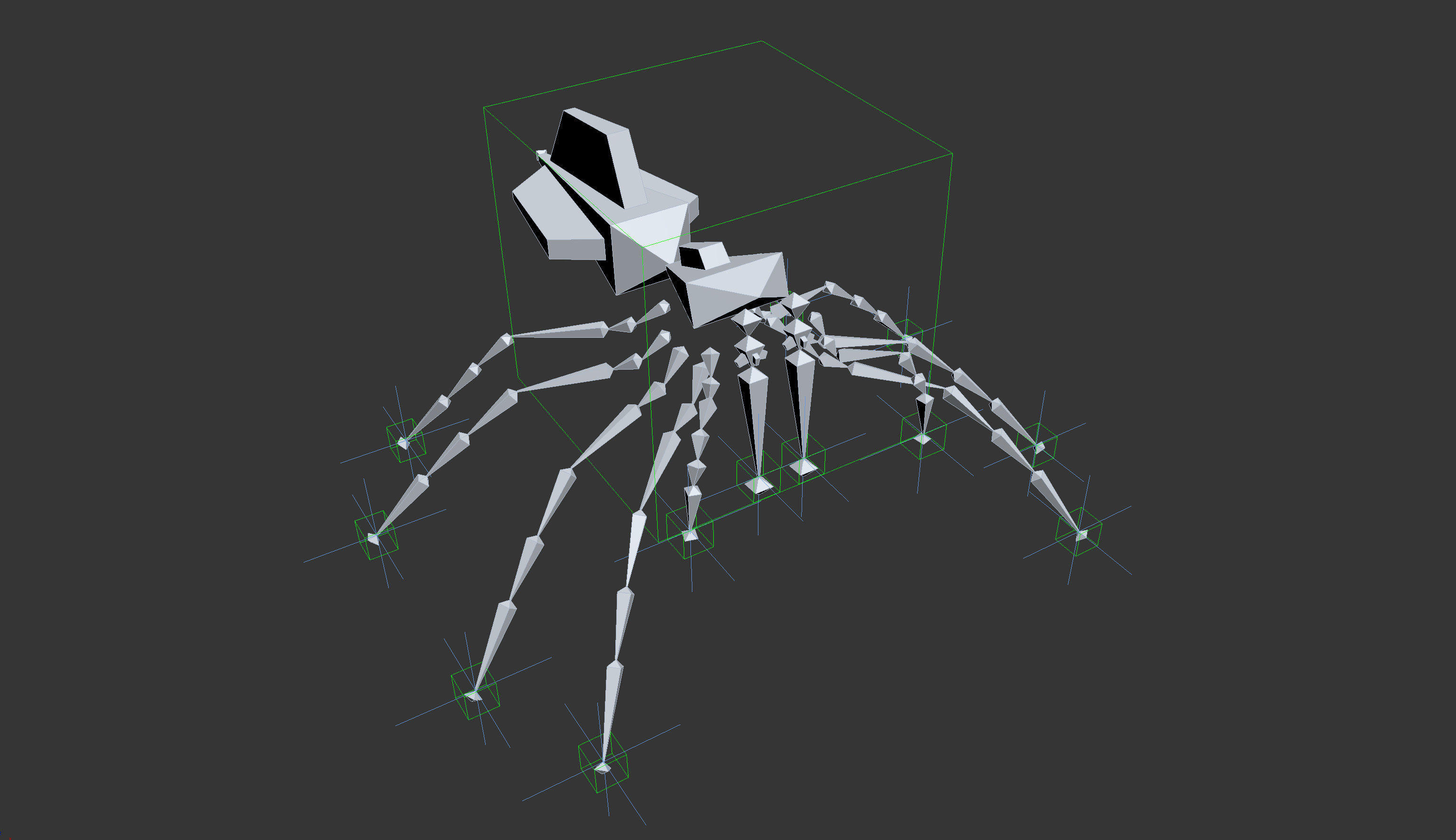 Zebra Jumping Spider 3D model_17