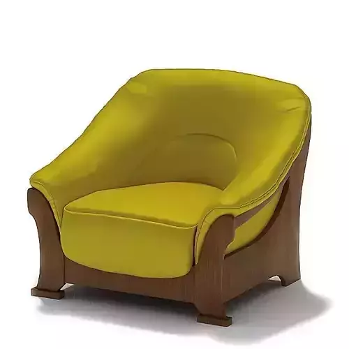 Yellow Single Seat Armchair