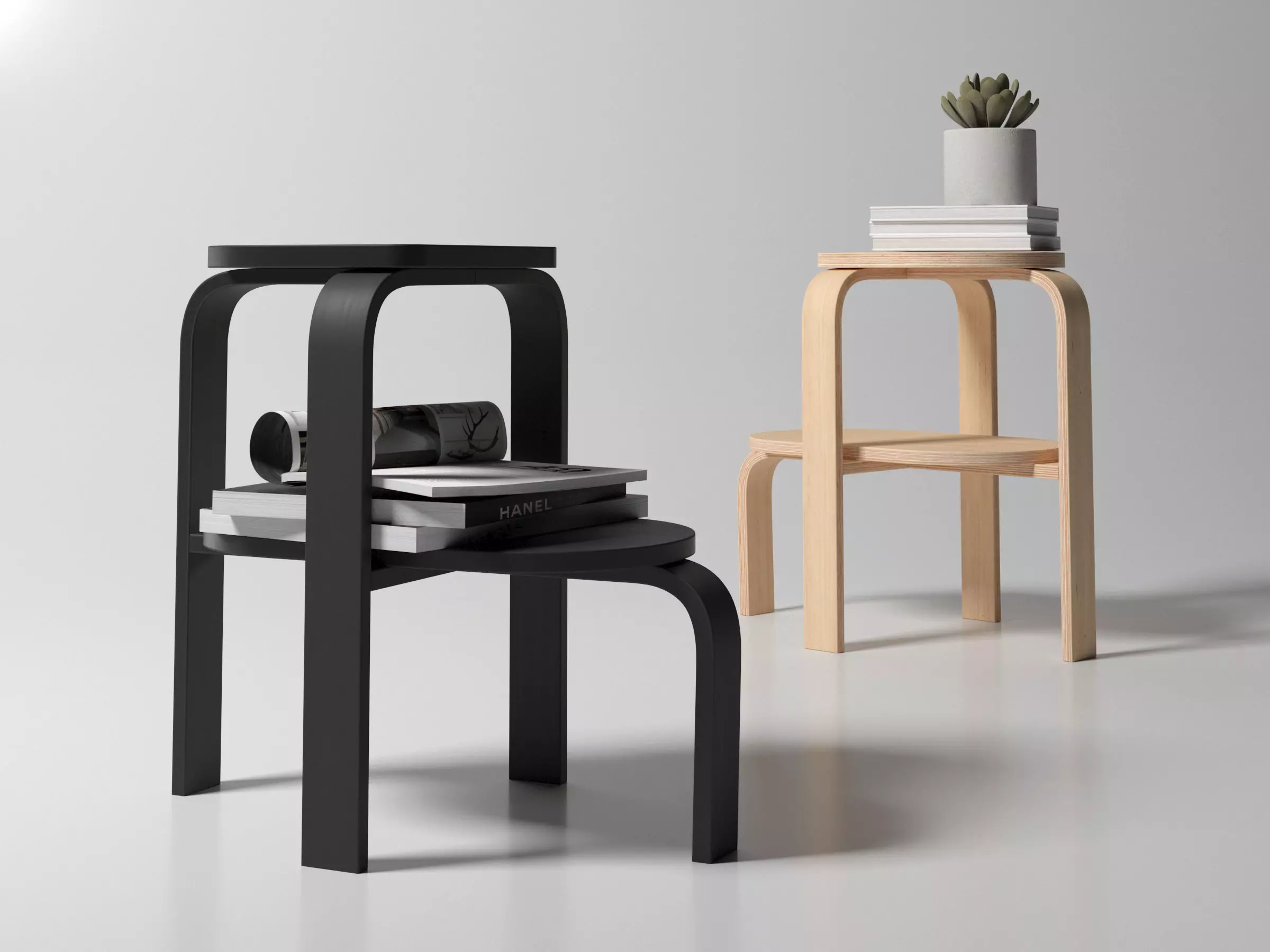 Altura Step Stool 3D model_0