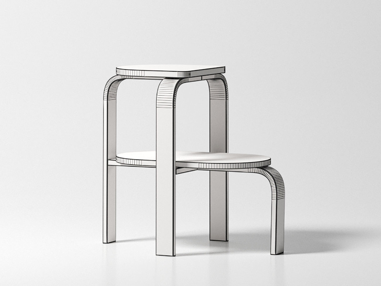 Altura Step Stool 3D model_16