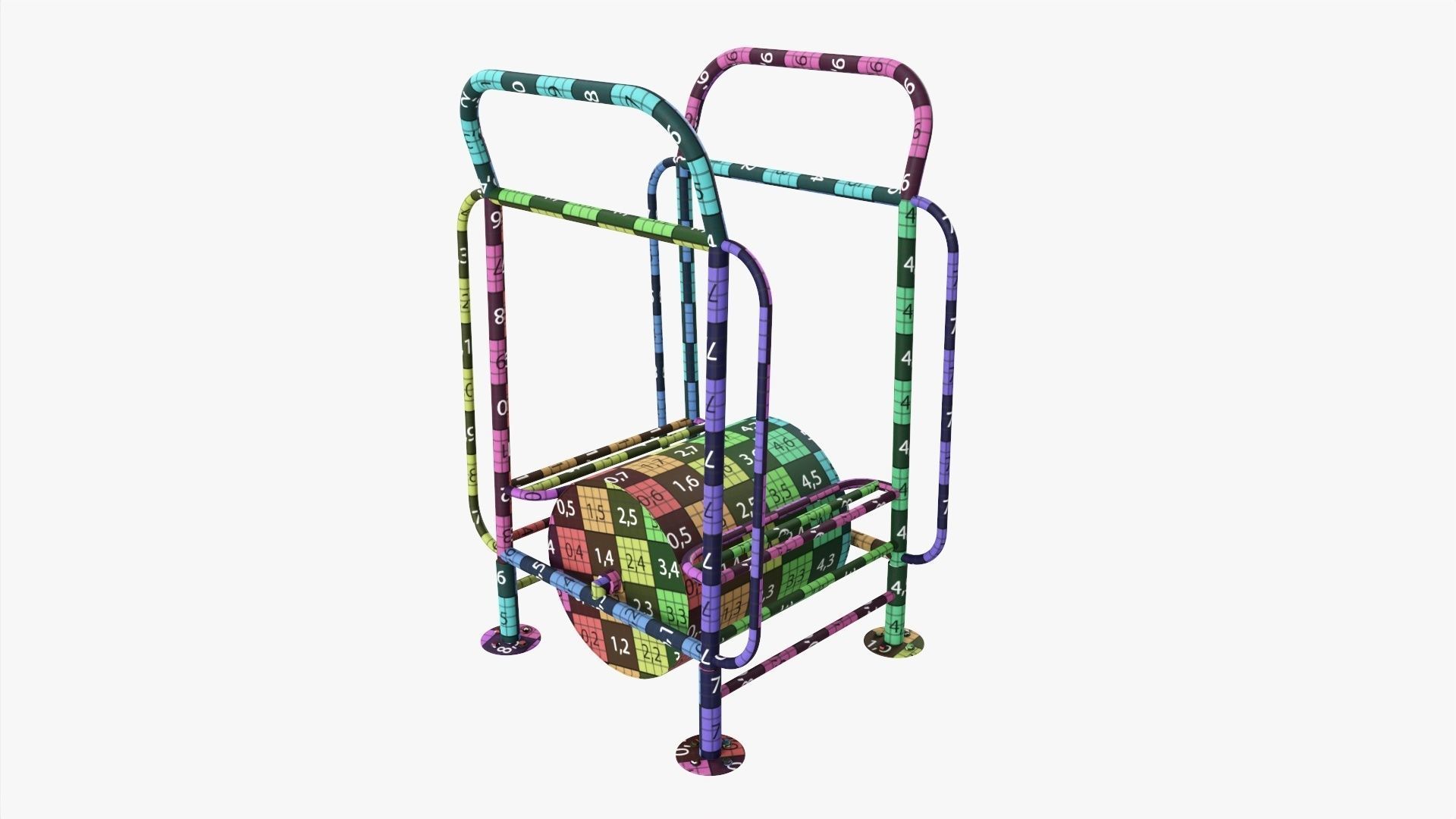 Running iron drum 3D model_10