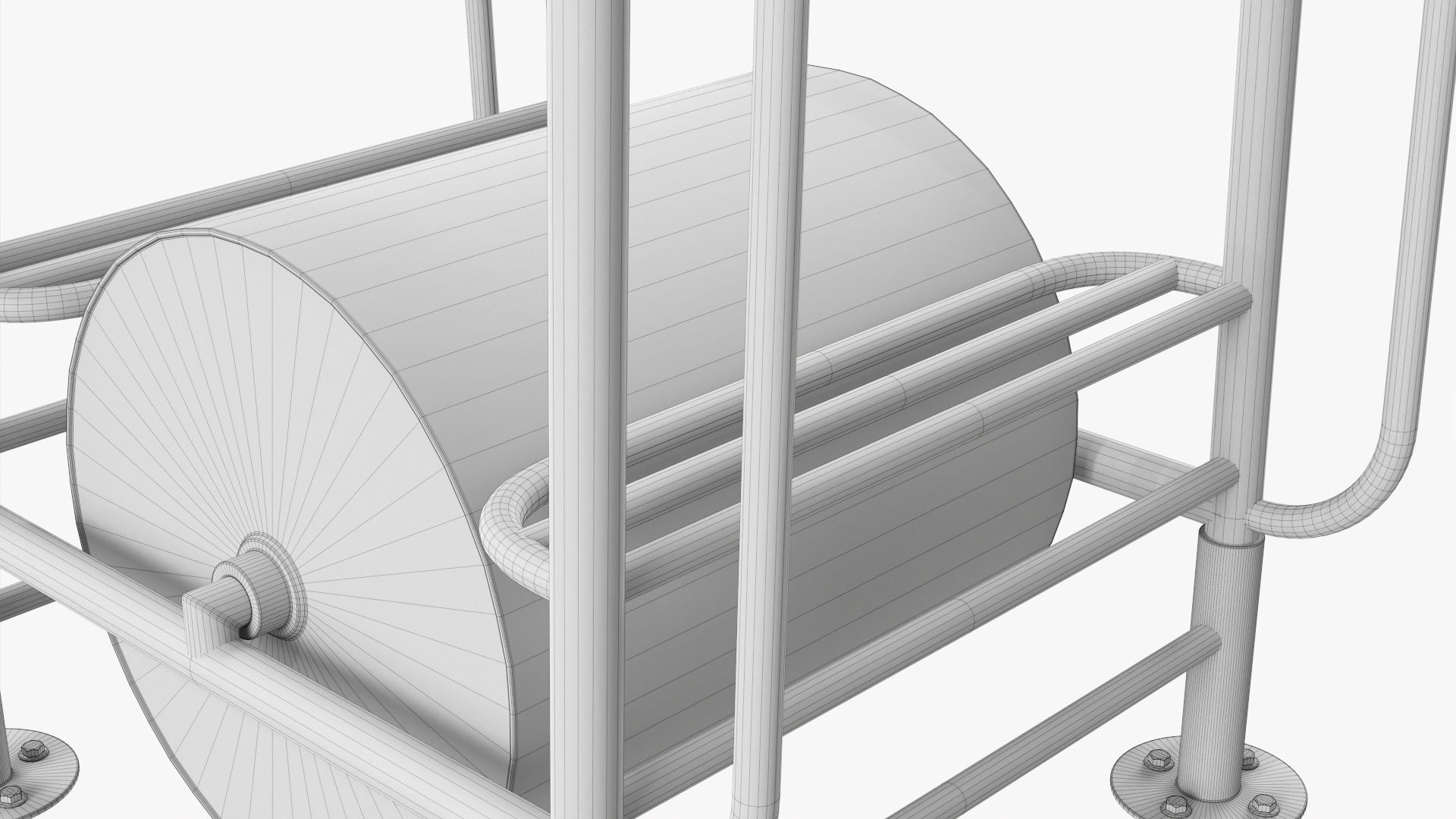 Running iron drum 3D model_9