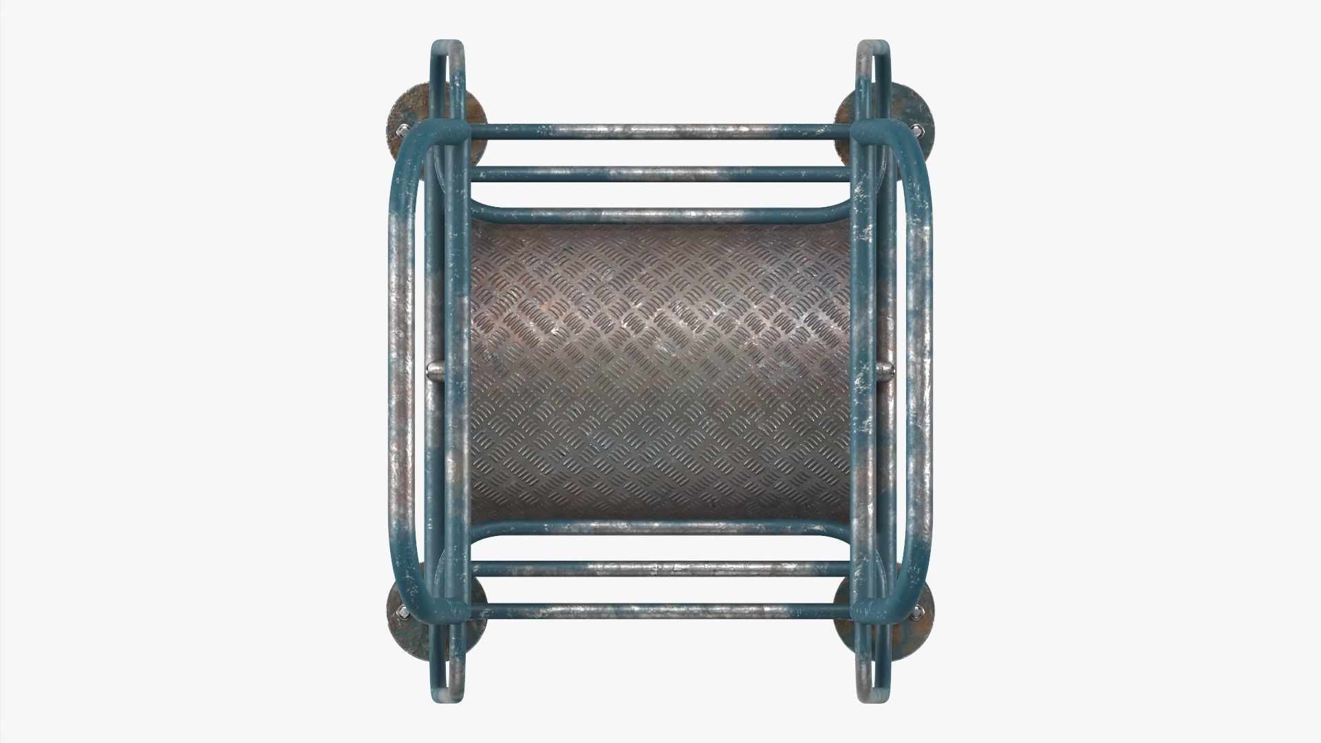 Running iron drum 3D model_7