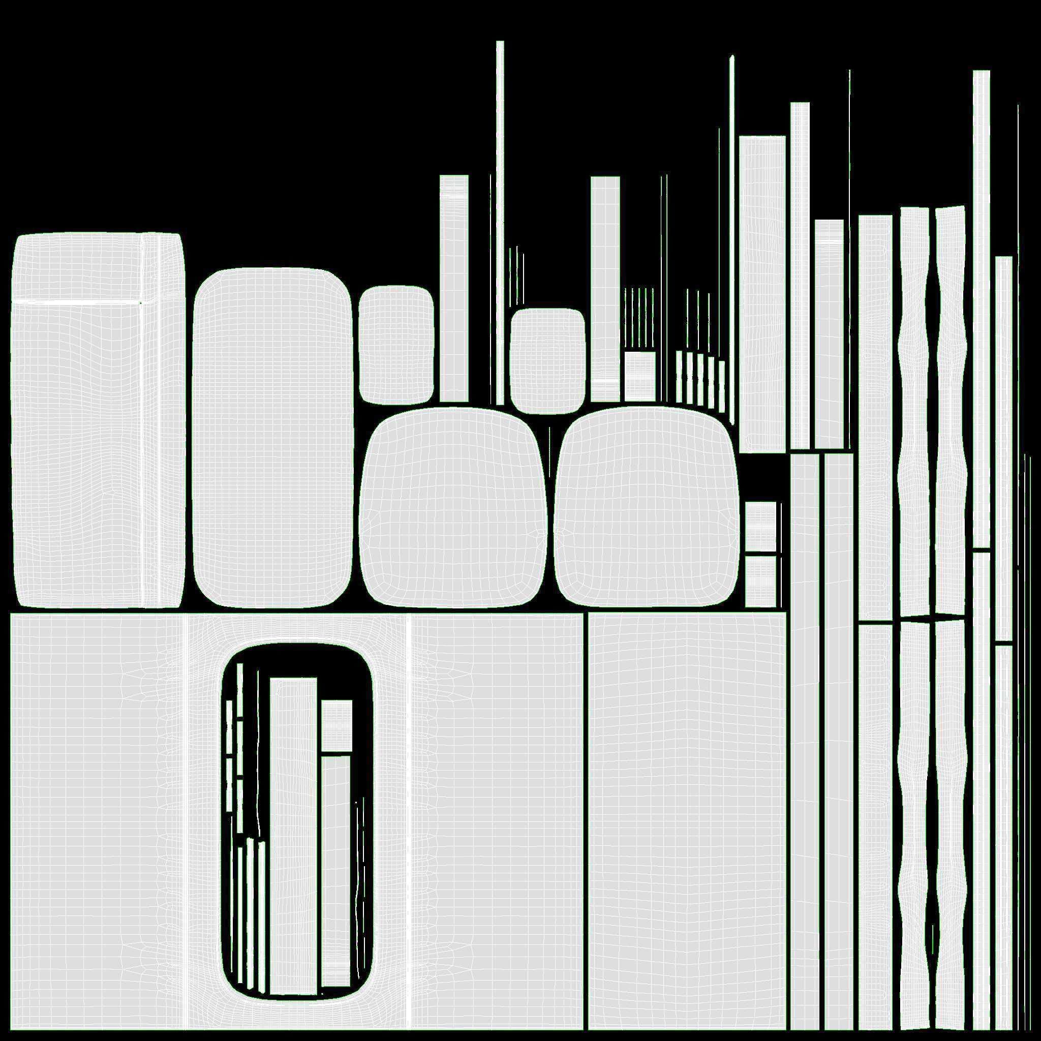 Duffel sport travel bag dark gray 3D model_26