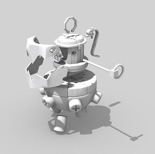 Jinx Arcane inspired Chomper grenade 3d model for printing 3D print model 3