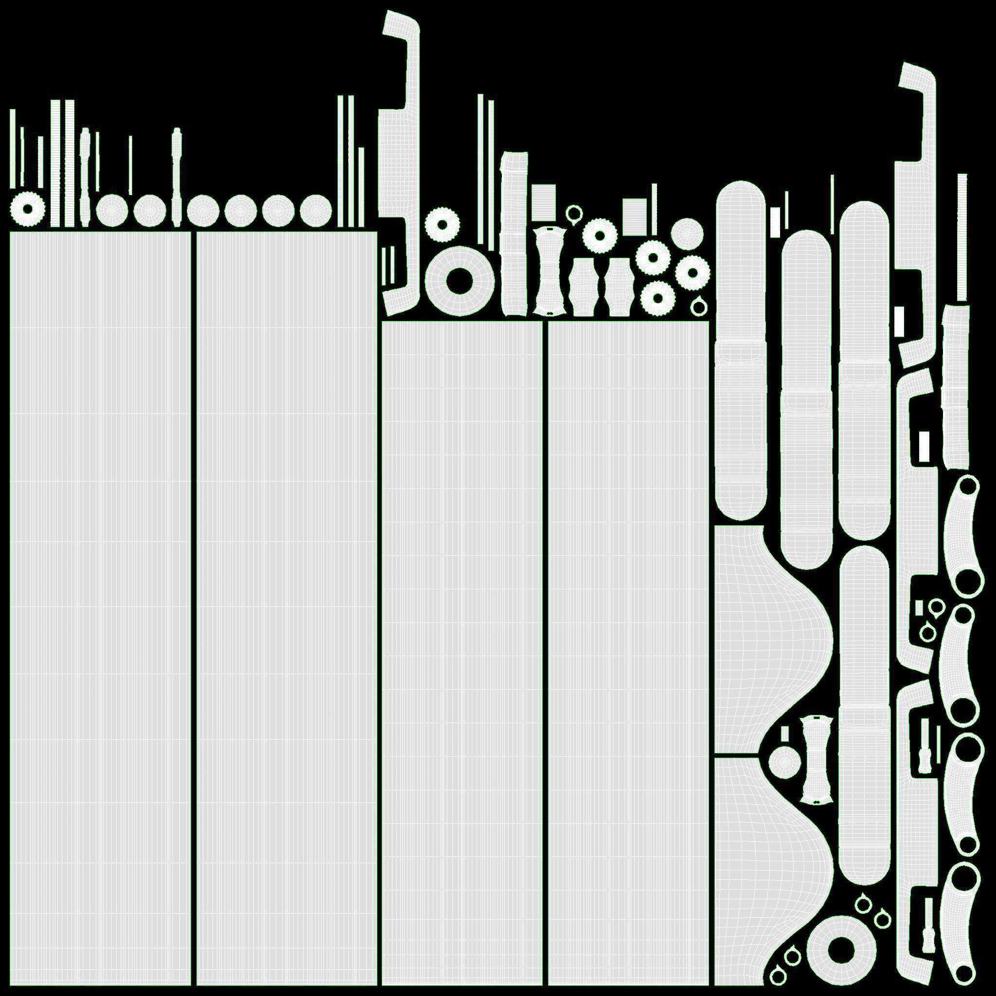 Suitcase medium hardshell on wheels 3D model_17