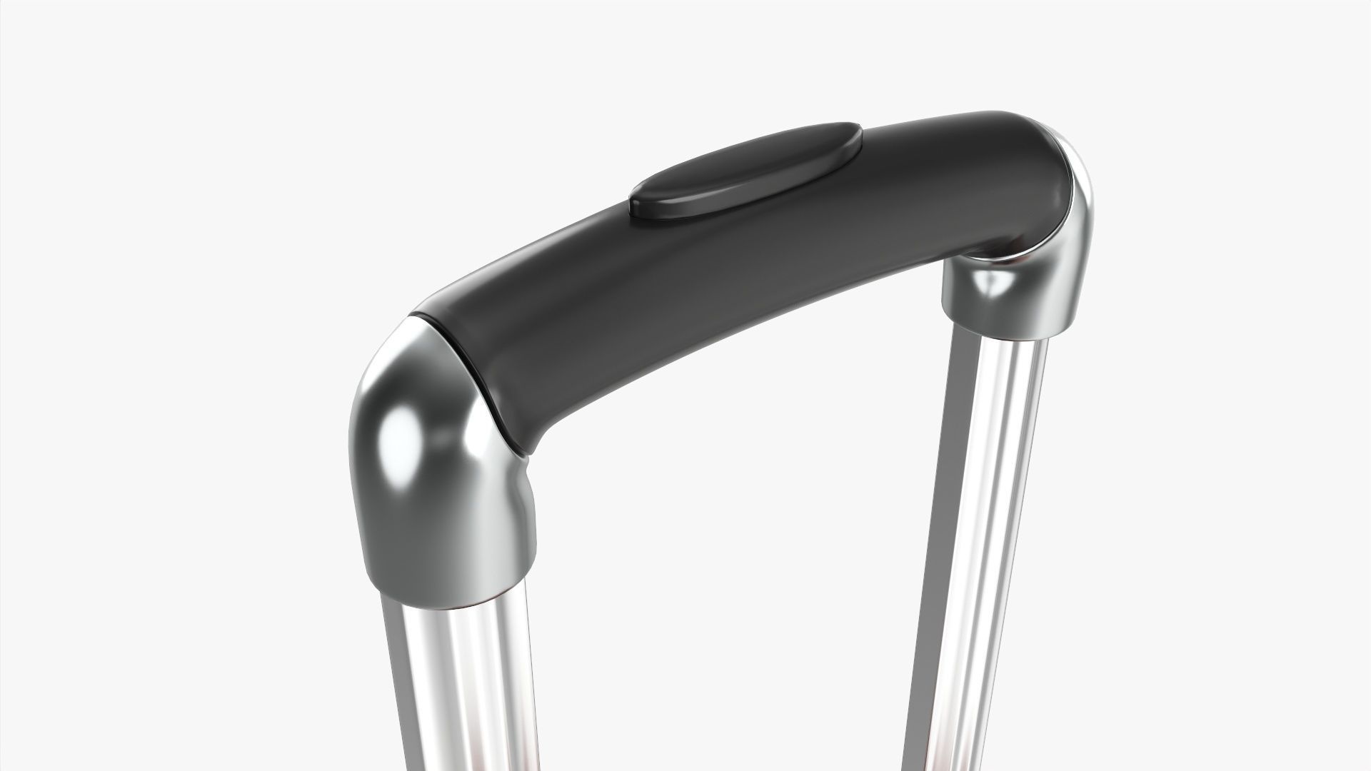 Suitcase medium hardshell on wheels 3D model_8