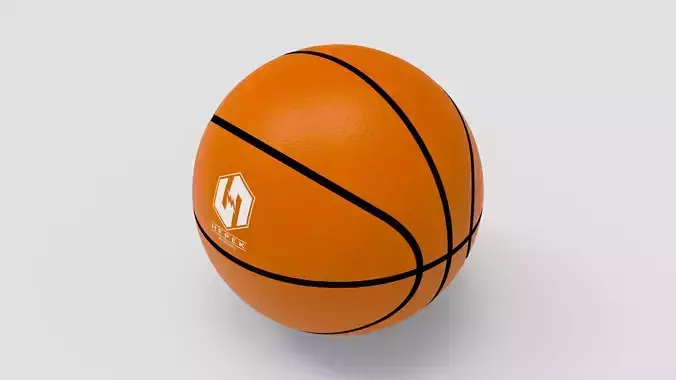 Basketball ball Low-poly 3D model