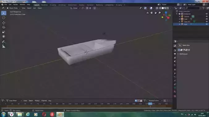 Boat1 computer screen showing