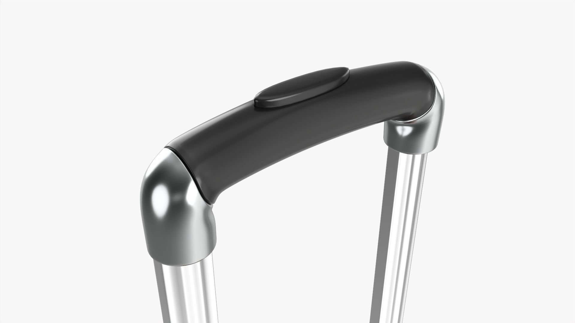 Suitcase small hardshell on wheels 3D model_8