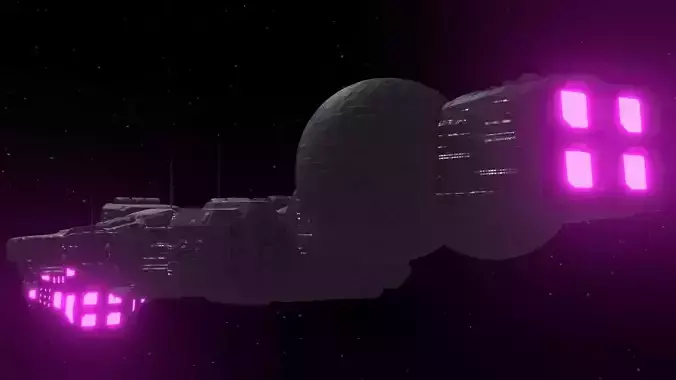 Future Spaceship No5 3D model