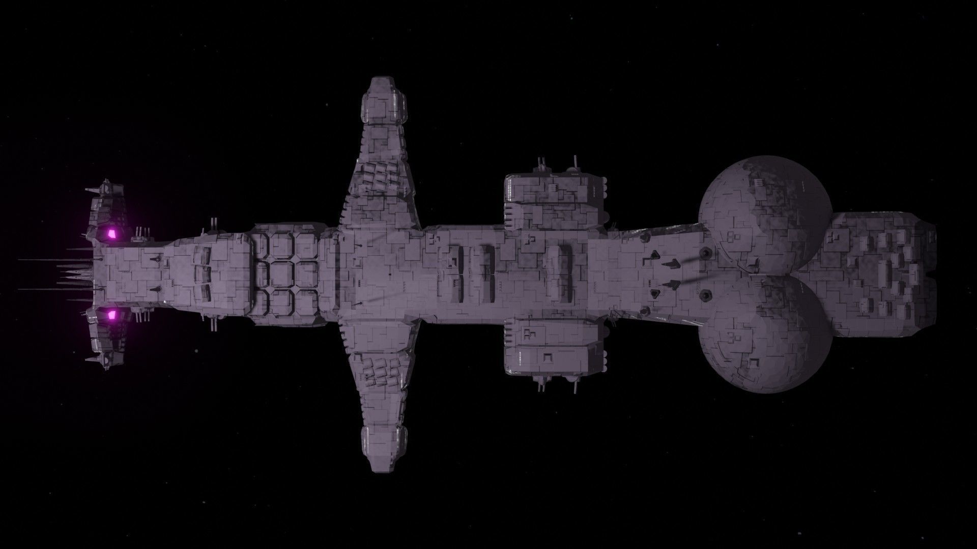 Future Spaceship No5 3D model_7