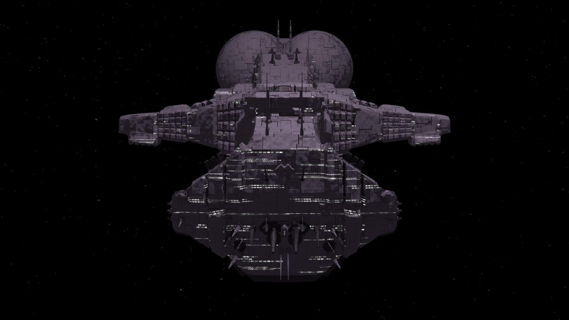 Future Spaceship No5 3D model_6