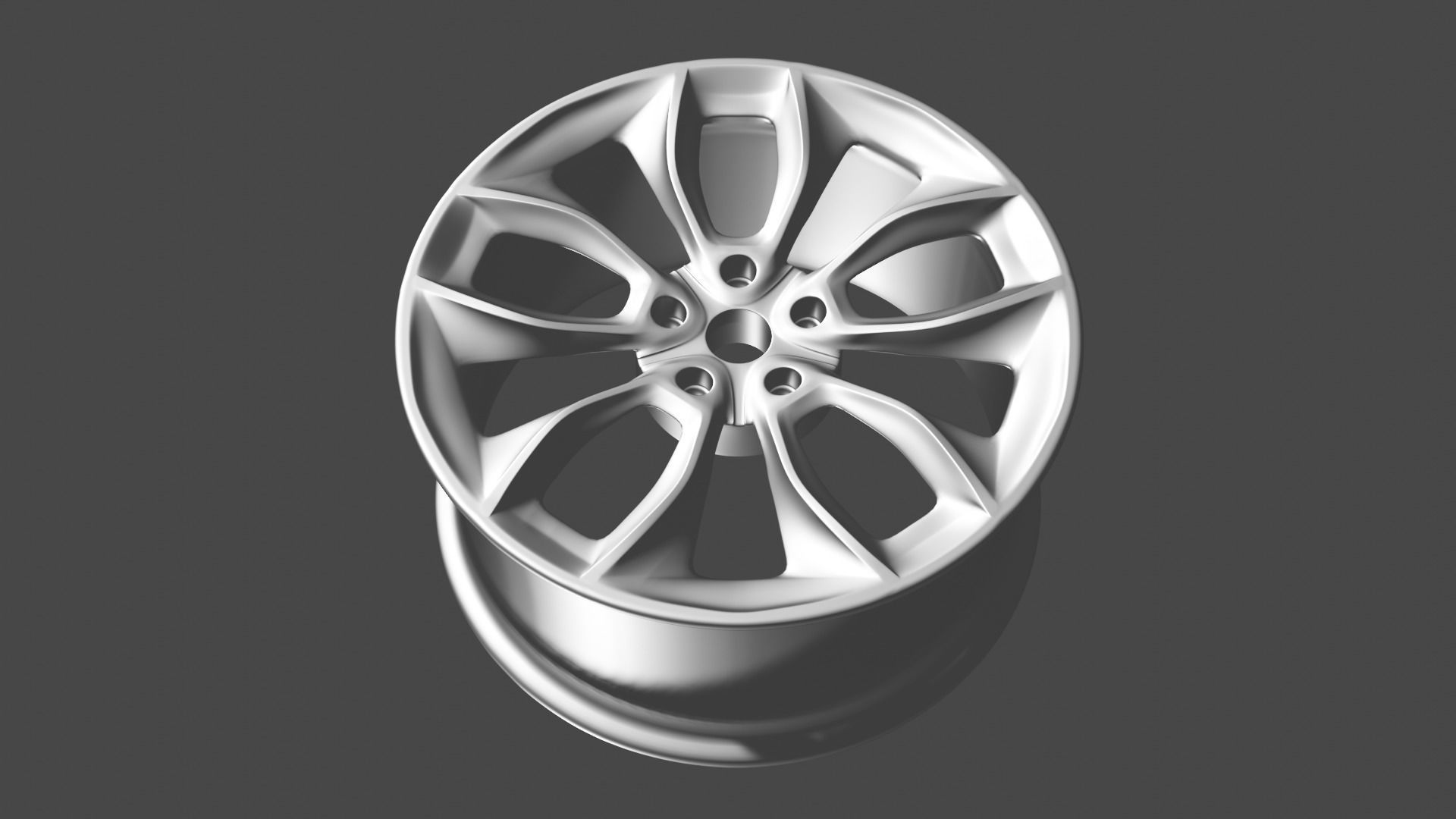 Wheel Alloy model Skoda 3D model CGTrader