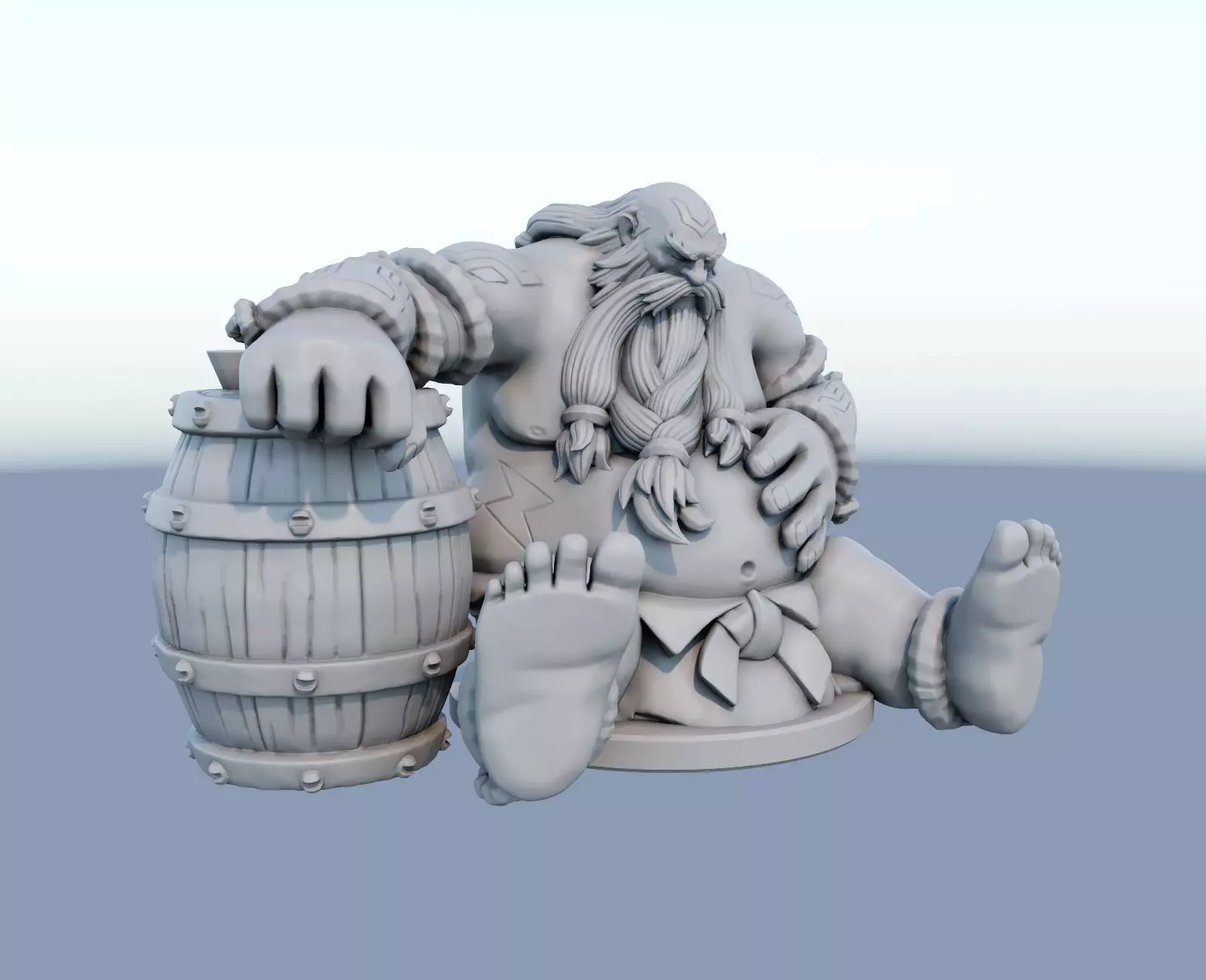 gragas League of Legends 3D print model 3D print model
